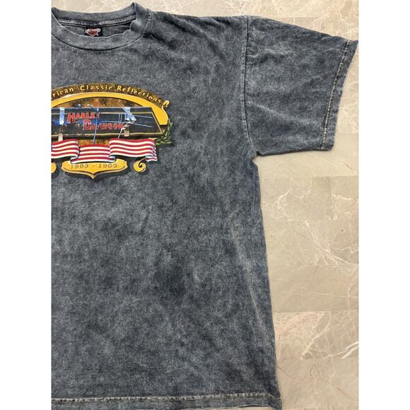 Harley Davidson BENJY'S Huntington WV Motorcycle Vintage Shirt Size XL Eagle - Picture 3 of 12